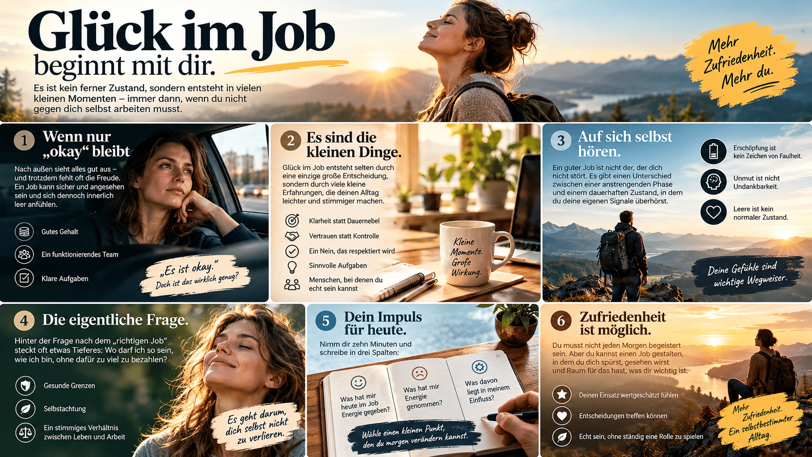 Glück im Job – Kleine Schritte, große Wirkung