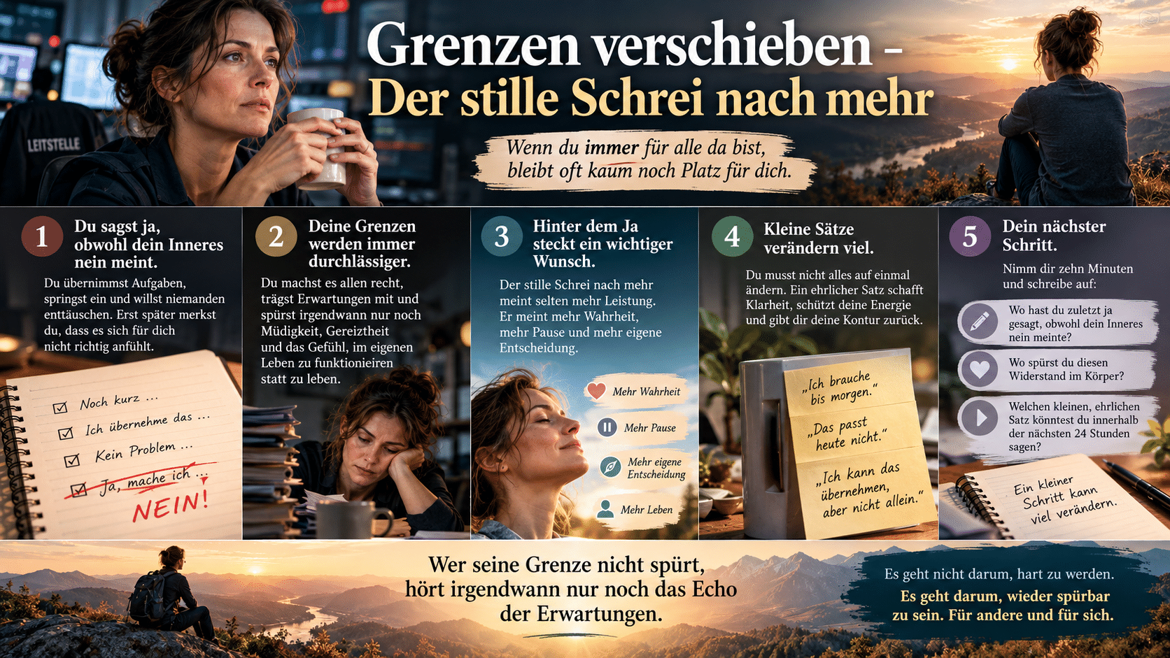 Grenzen spüren, bei sich bleiben Grenzen spüren, bei sich bleiben