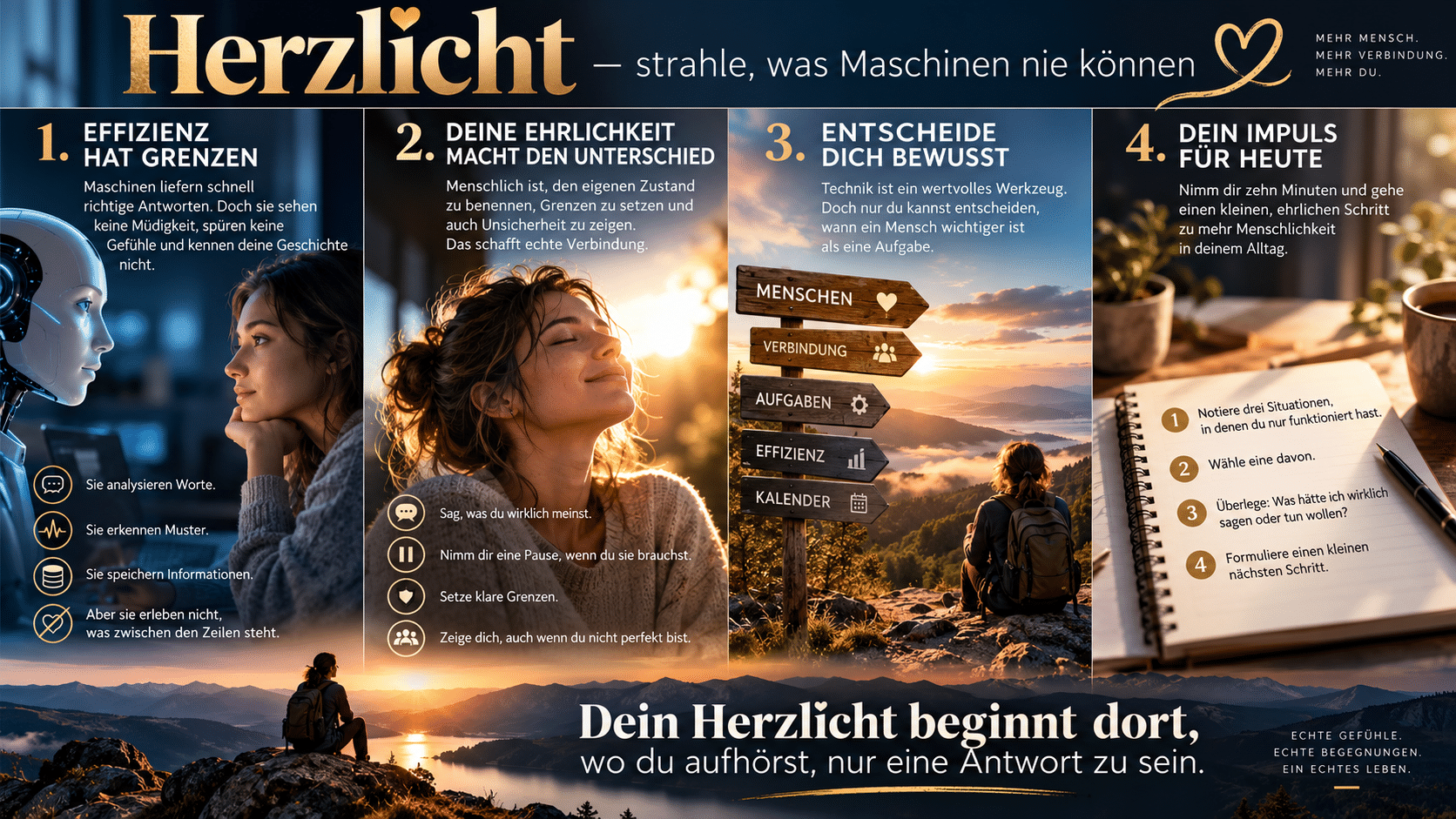 Herzlicht Mehr Menschlichkeit im Alltag