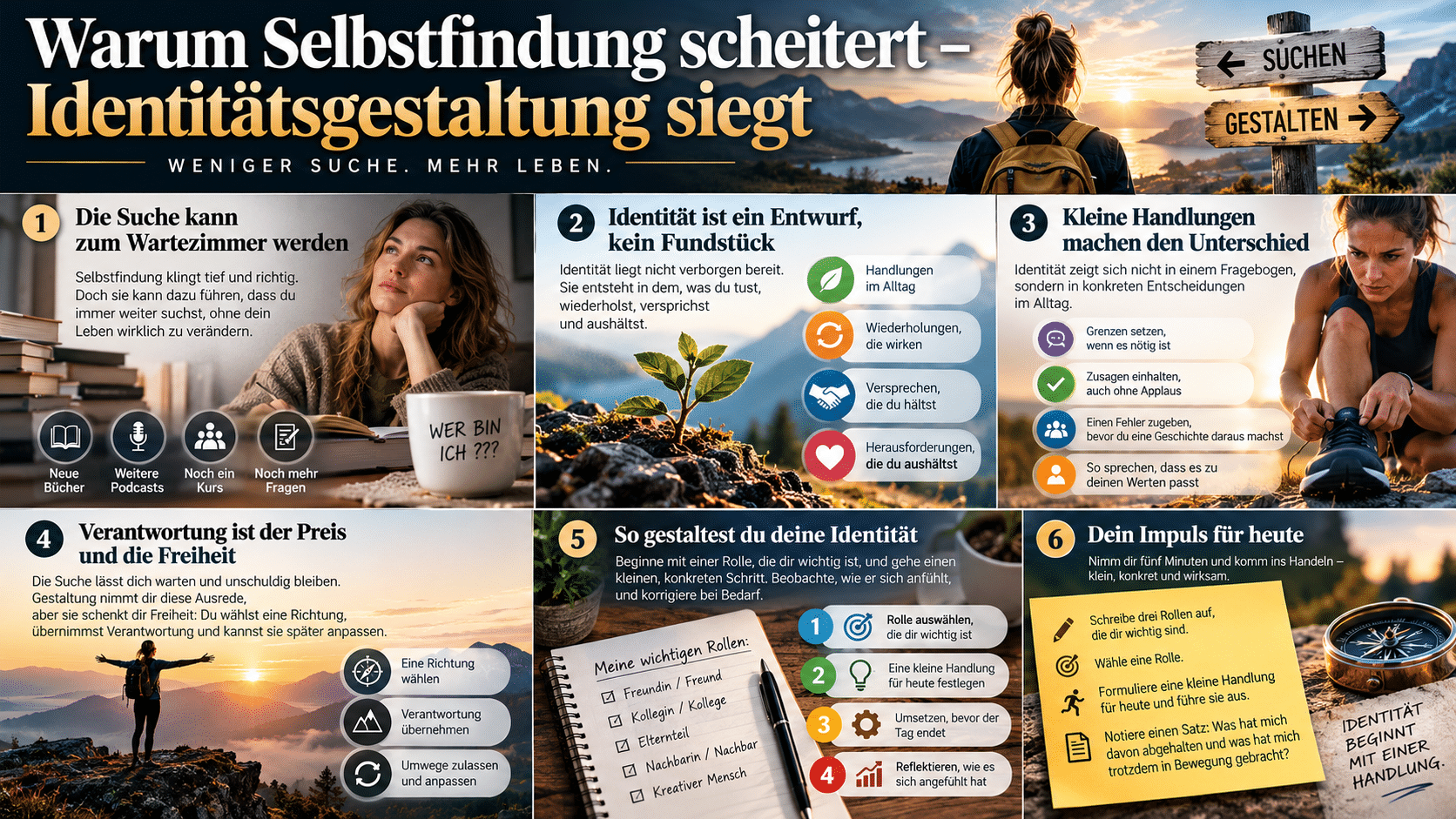 Identität gestalten statt suchen