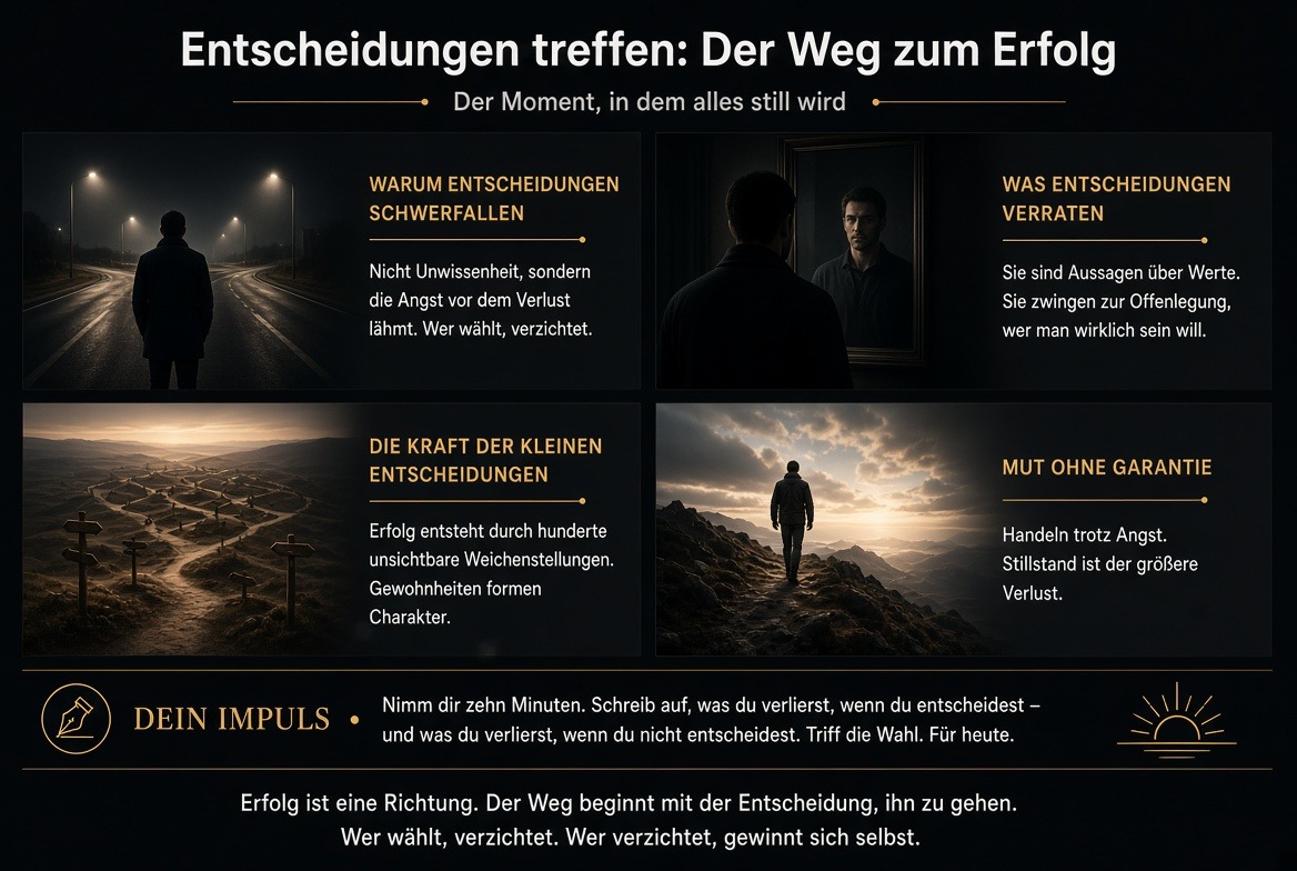 Infografik Entscheidungen treffen Der Weg zum Erfolg Infografik Entscheidungen treffen Der Weg zum Erfolg