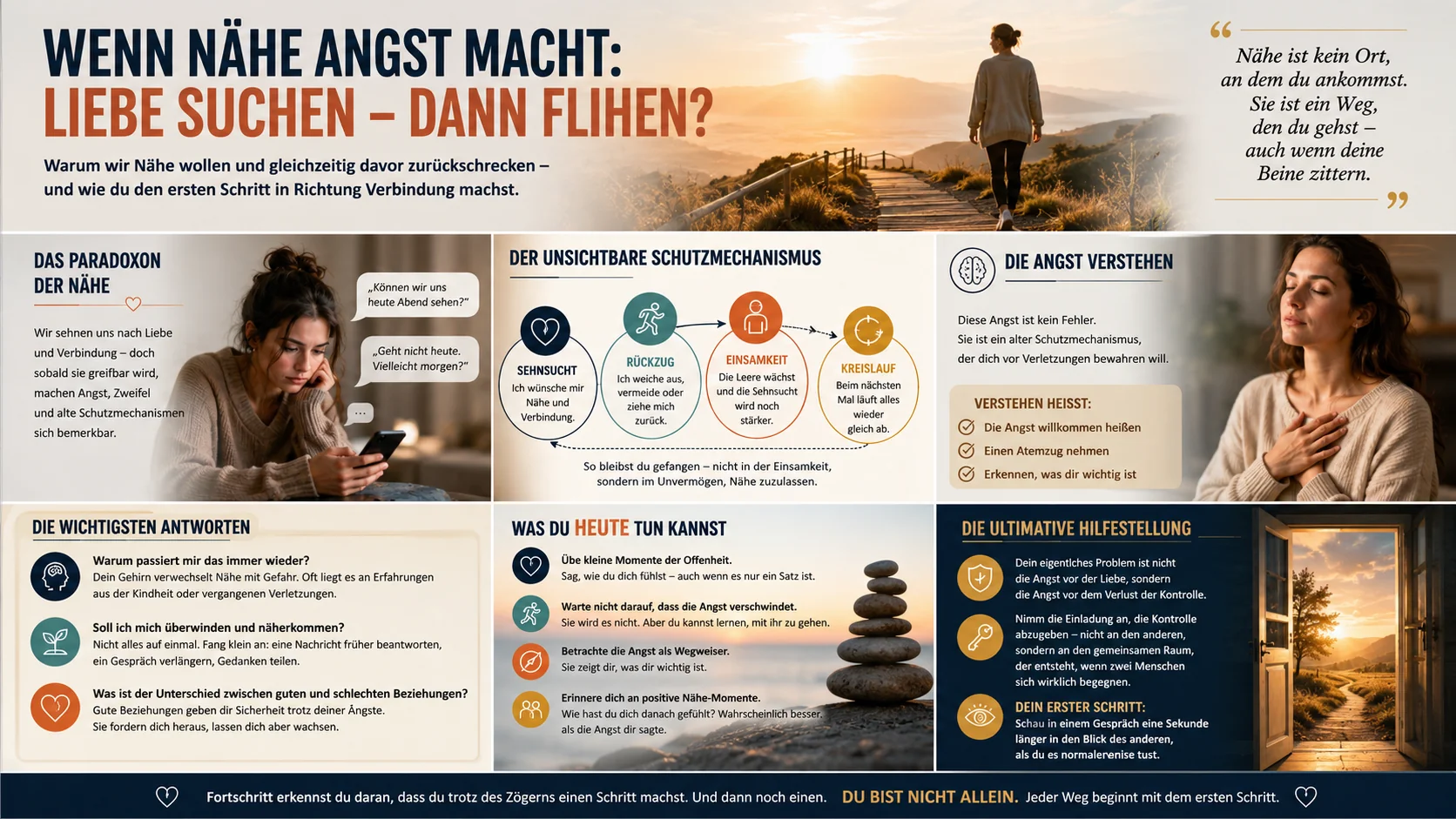 Infografik Wenn Naehe Angst macht Liebe suchen – dann fliehen