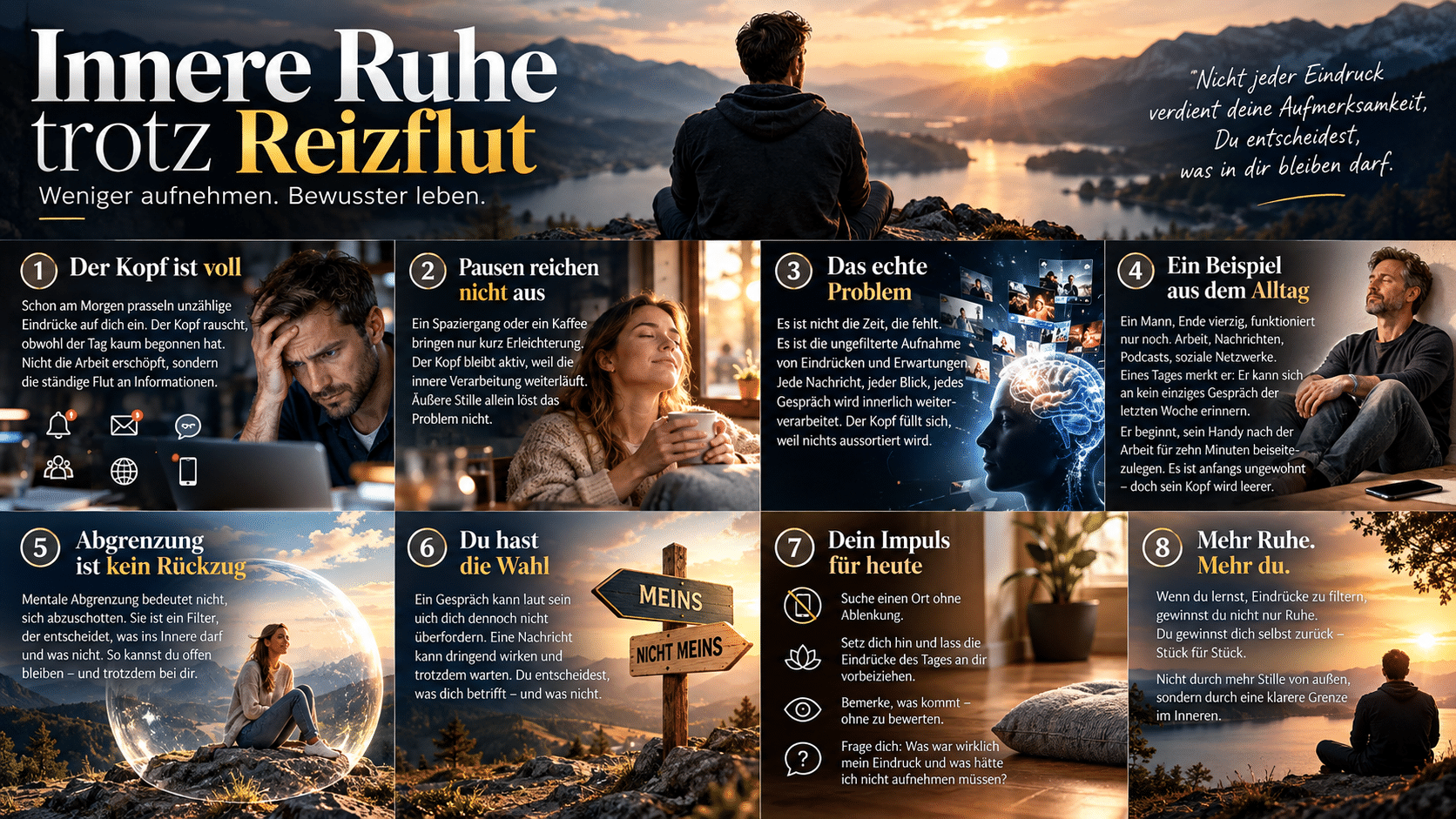 Innere Ruhe trotz Reizflut