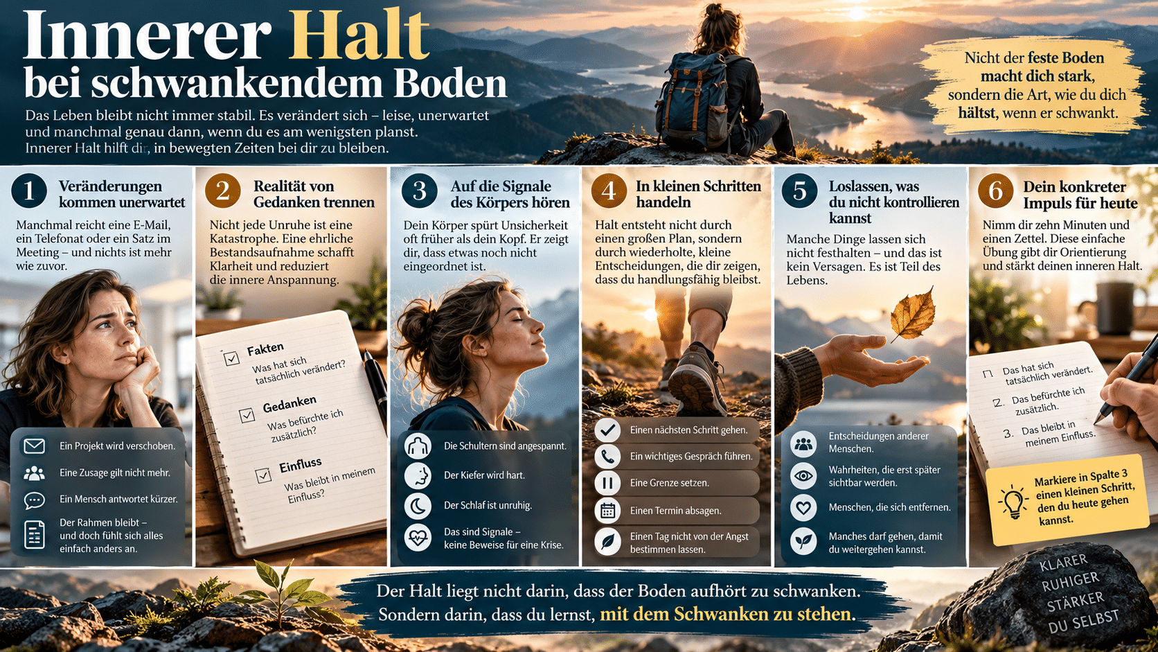 Innerer Halt in bewegten Zeiten