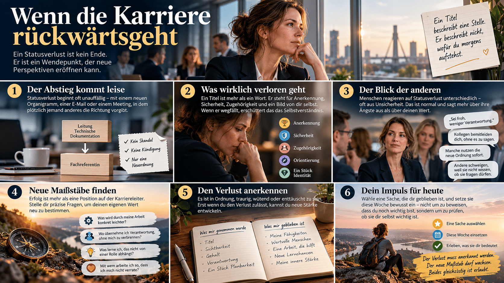 Karriererückschritt, neue Perspektiven