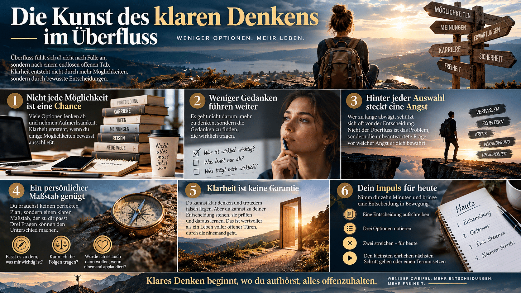 Klar denken, freier leben Klar denken, freier leben