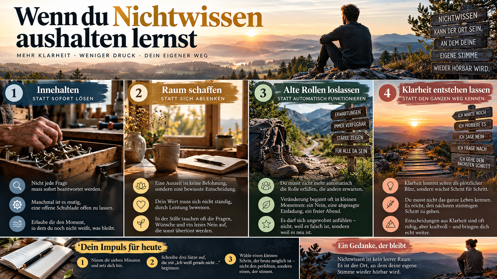 Klarheit finden im Nichtwissen