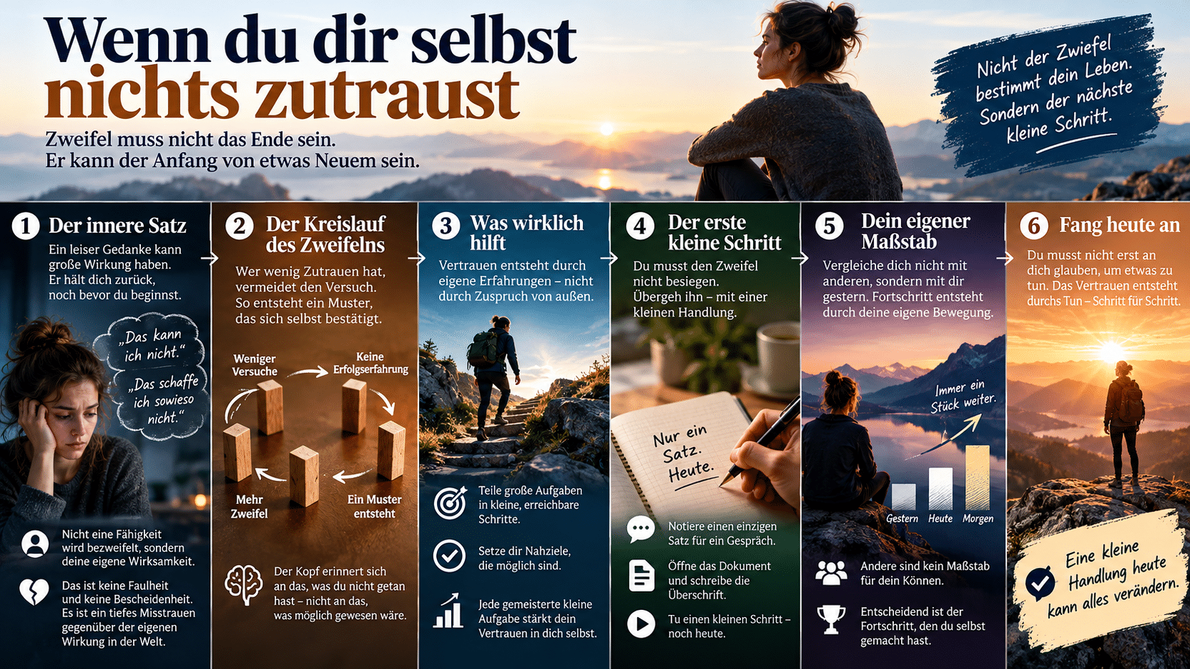 Kleine Schritte, großes Vertrauen