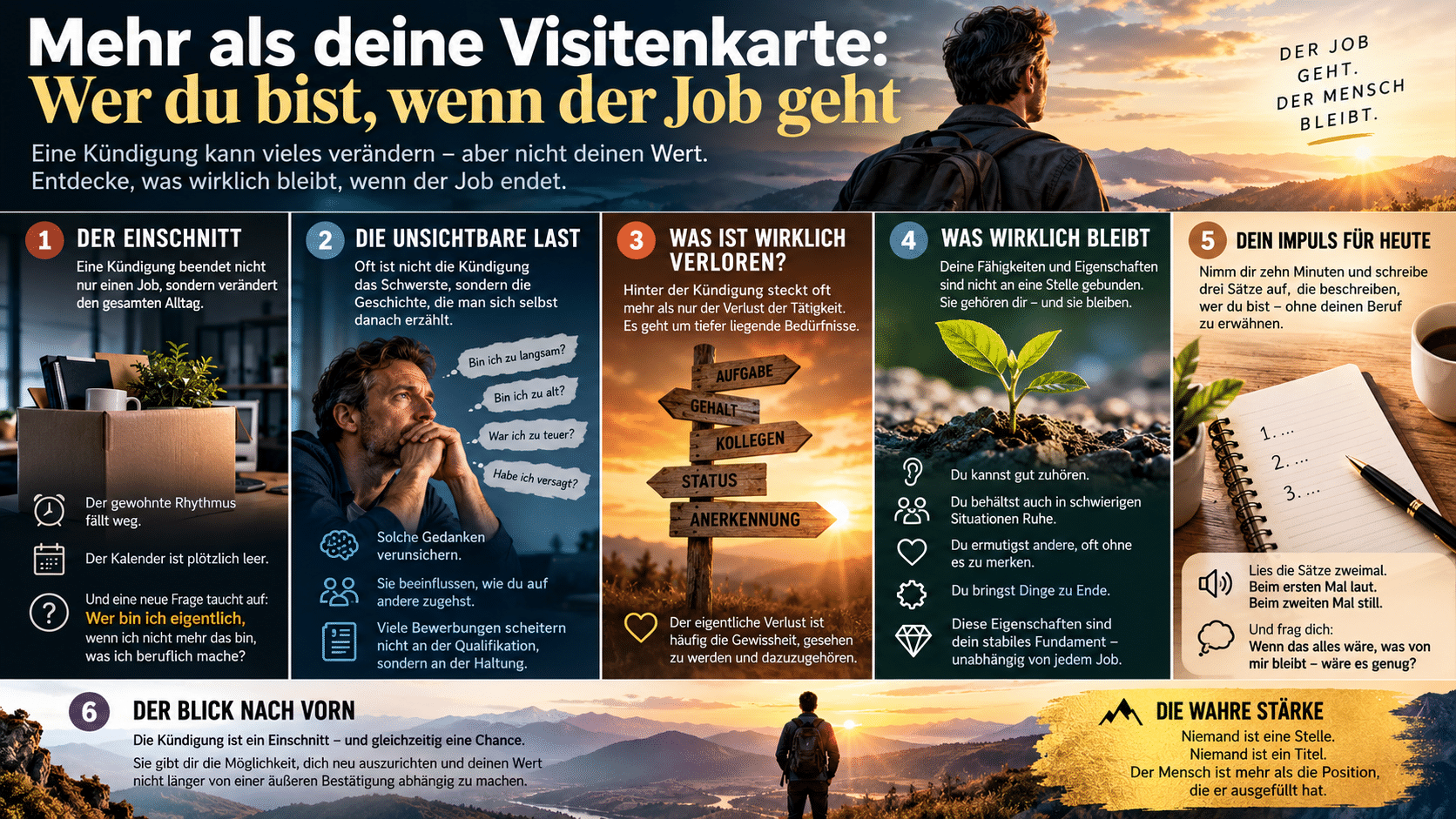 Mehr als eine Visitenkarte Wer du bist, bleibt