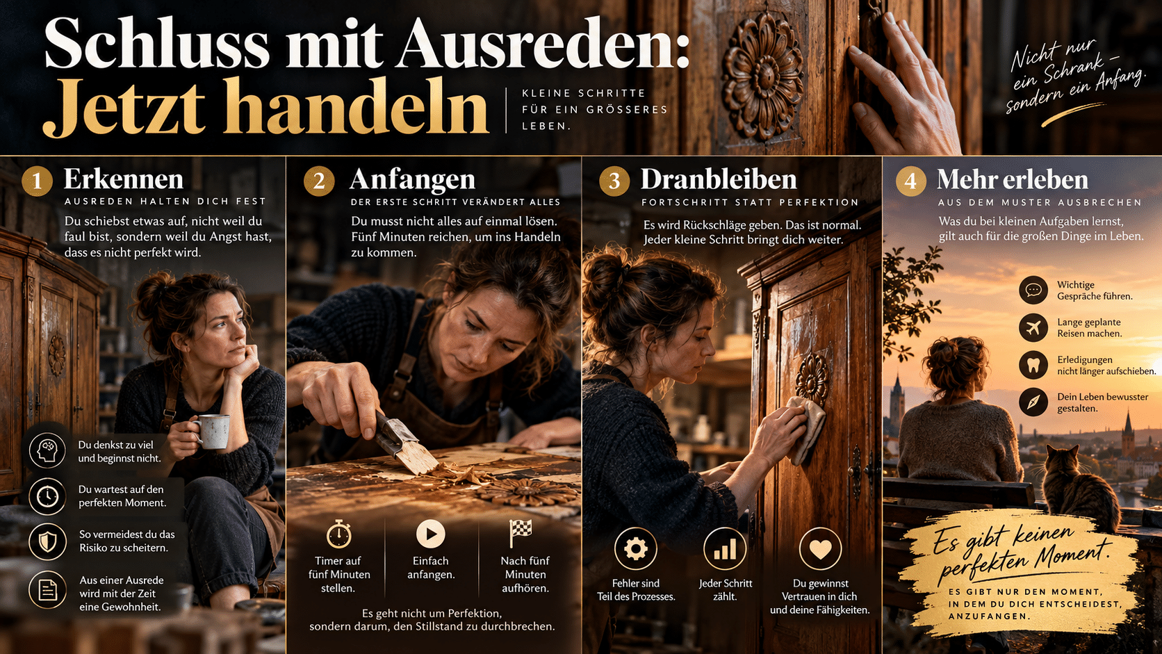 Schluss mit Ausreden – Jetzt handeln Schluss mit Ausreden – Jetzt handeln