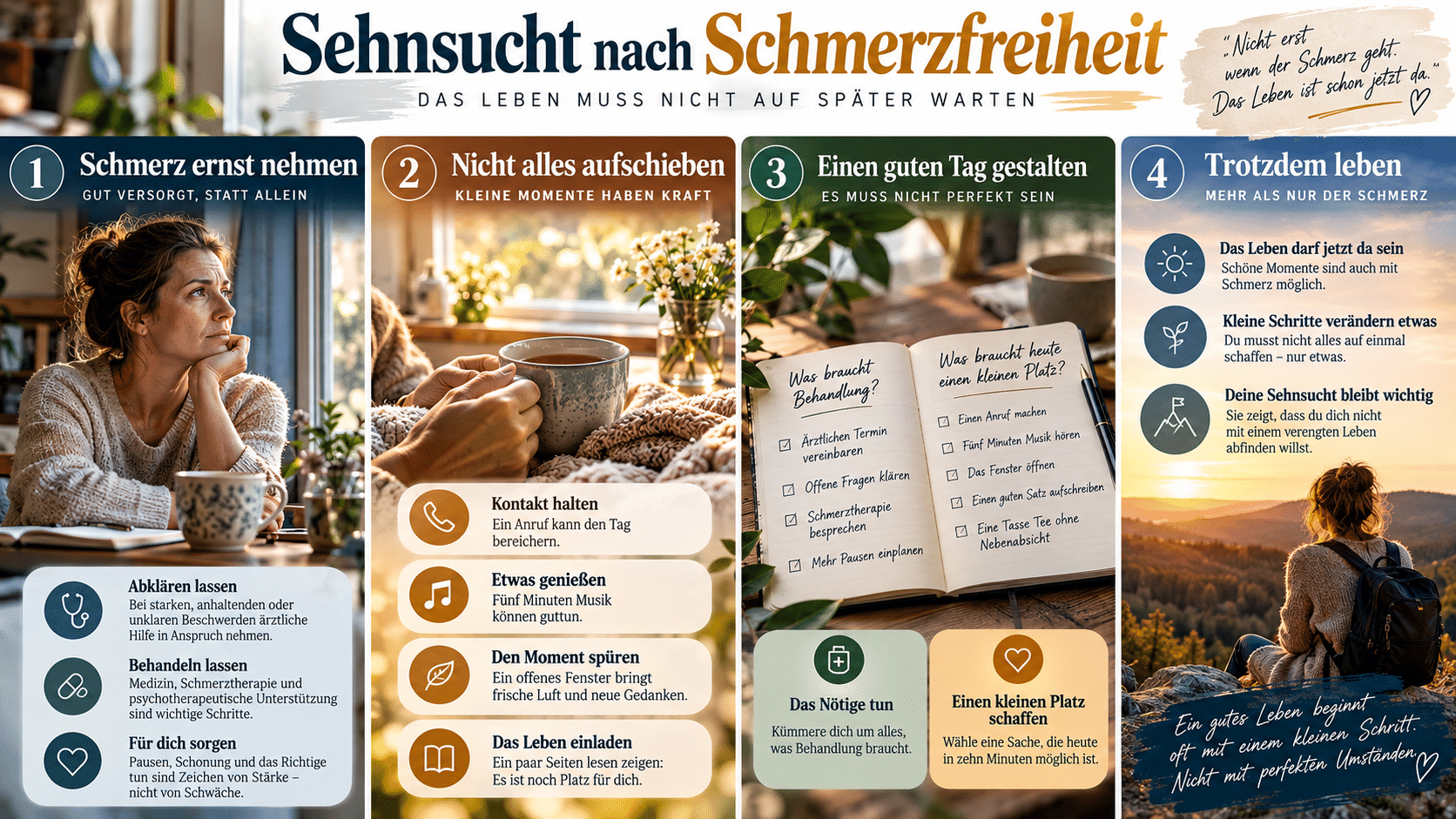 Sehnsucht nach Schmerzfreiheit