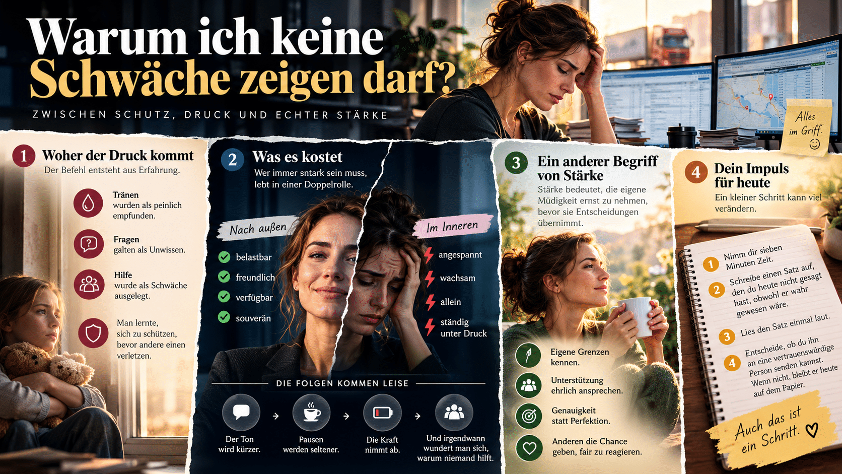 Warum ich keine Schwäche zeigen darf