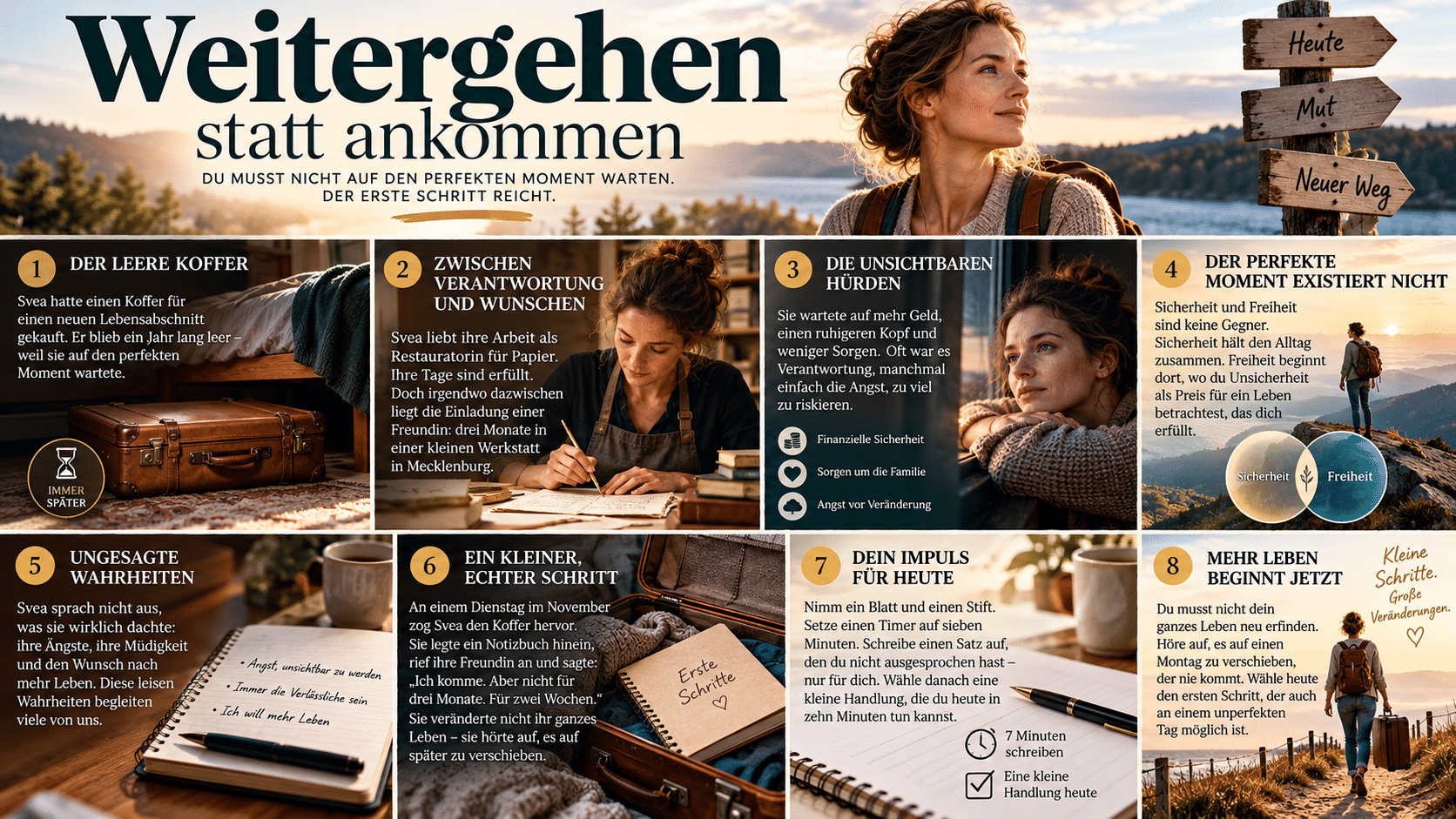 Weitergehen statt ankommen