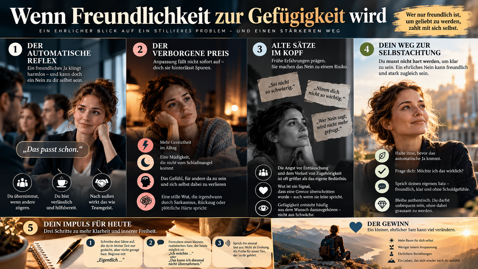 Wenn Freundlichkeit zur Gefügigkeit wird