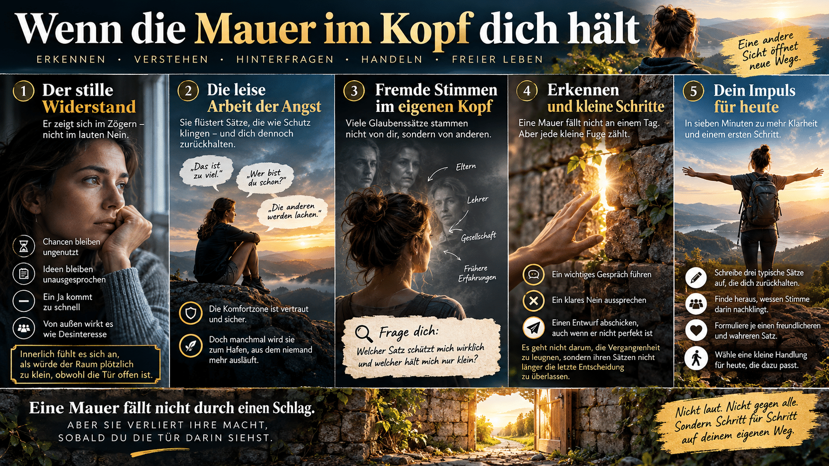 Wenn Mauern im Kopf fallen Wenn Mauern im Kopf fallen