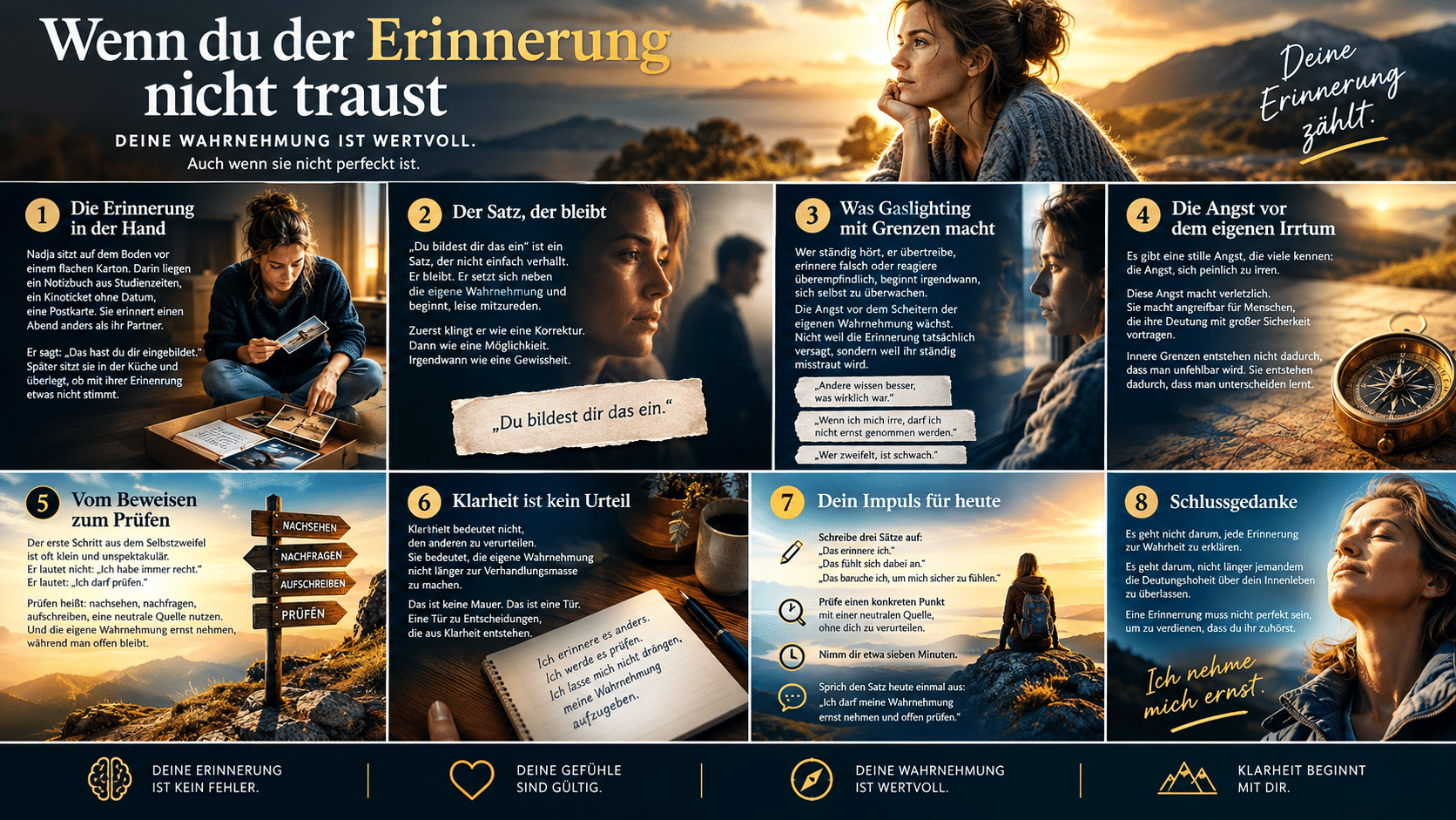 Wenn deine Erinnerung zweifelt