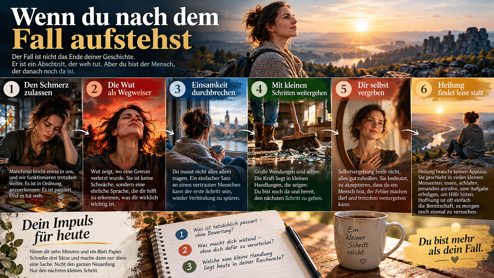 Wenn du nach dem Fall aufstehst