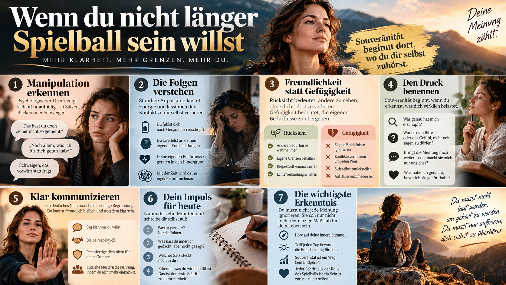 Wenn du nicht länger Spielball sein willst Wenn du nicht länger Spielball sein willst