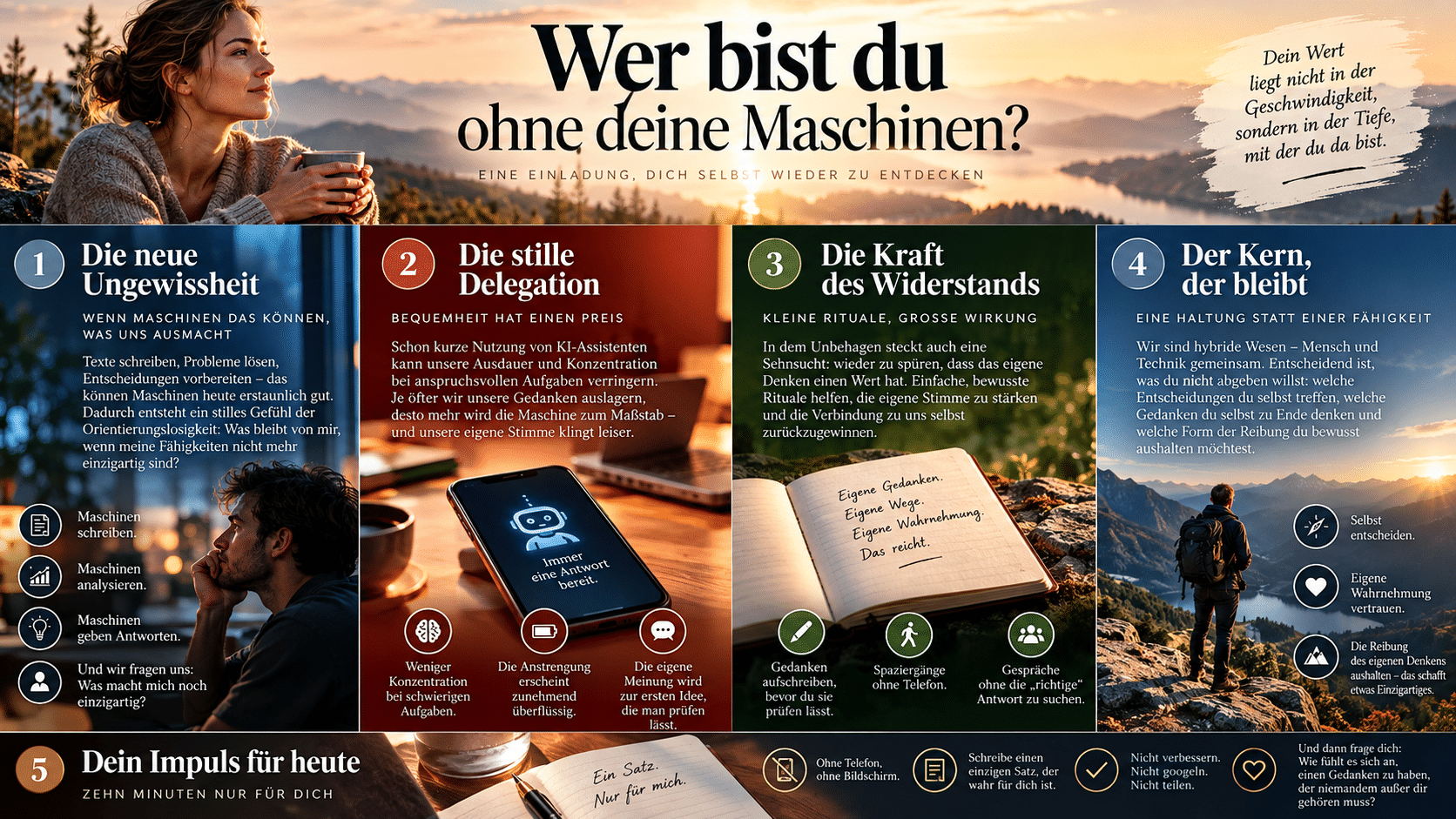 Wer bist du ohne Maschinen Wer bist du ohne Maschinen
