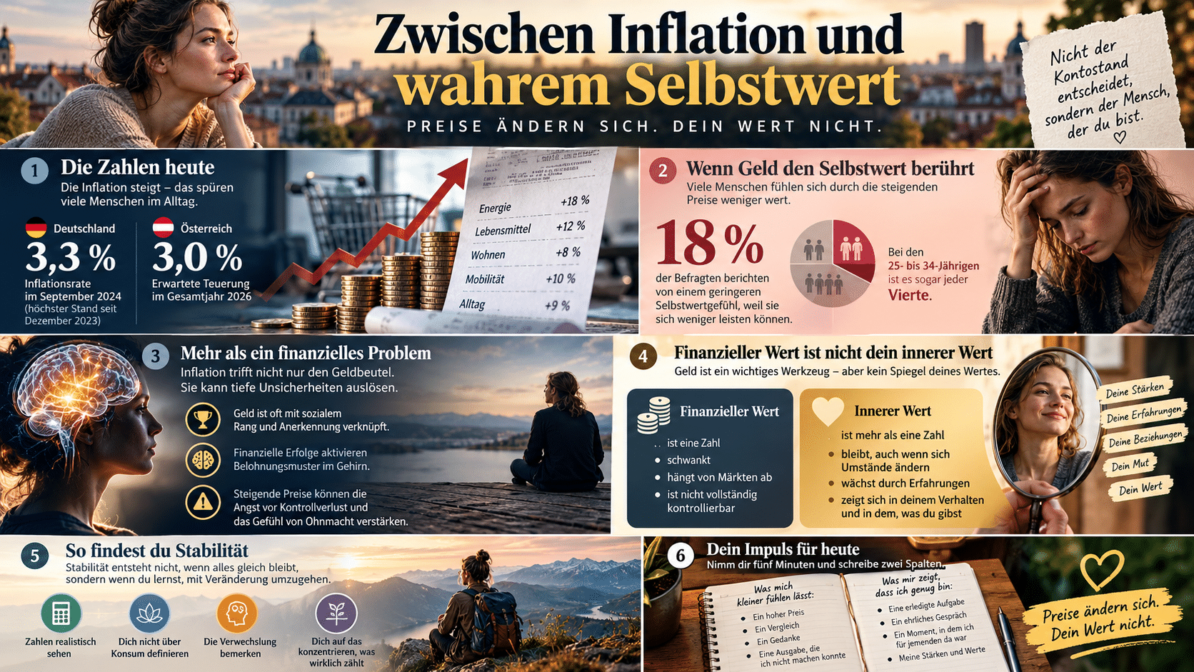 Zwischen Inflation und wahrem Selbstwert Zwischen Inflation und wahrem Selbstwert